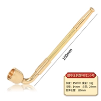 Чистая медная растяжение 15 см с украшениями с сигарет