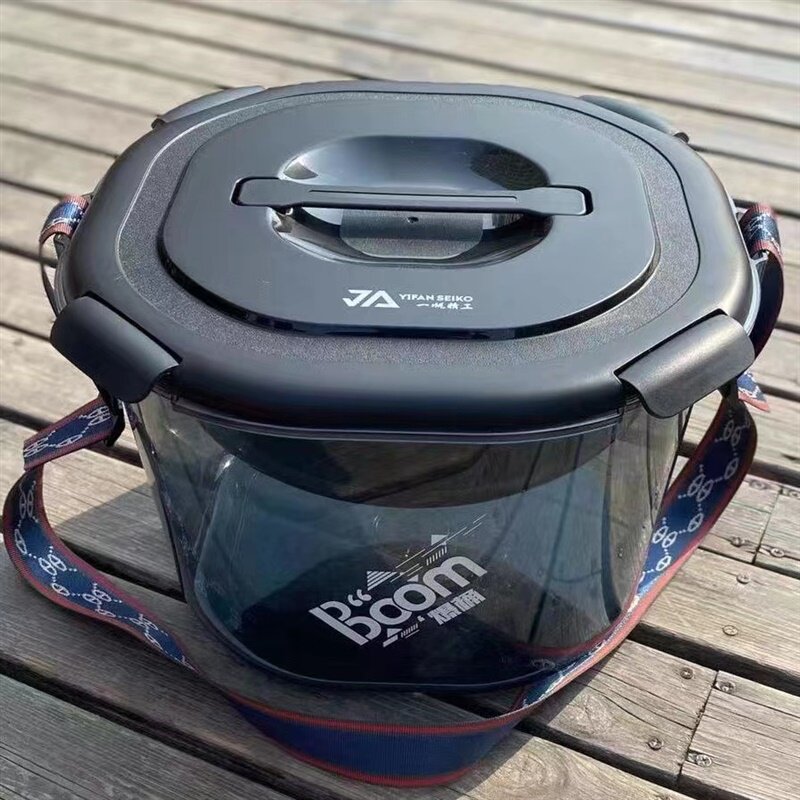 Bait barrel Red Haunted Monopoly Bag Bucket 4 piece Capacity Bait Bucket without bait pit Fishing Tool