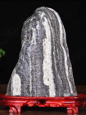 正宗泰山石敢当天然原石客厅镇宅补角办公室内靠山奇石头假山摆件