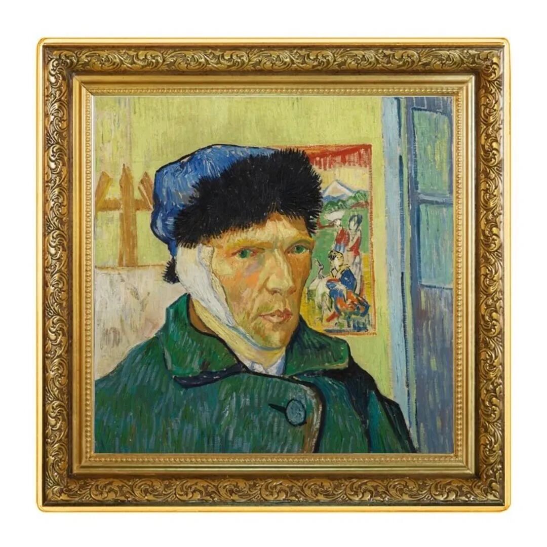 金来順ニウエ 2023年 世界的に有名な絵画「耳を切り落としたゴッホの自画像」カラー記念銀貨