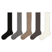 Rena Japanese calf socks for women spring and autumn black slimming socks womens socks pressure socks mid-calf socks stockings stockings trendy