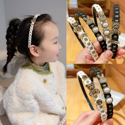 Детский мультяшный ободок, аксессуар для волос, кролик, детские нескользящие шпильки для волос