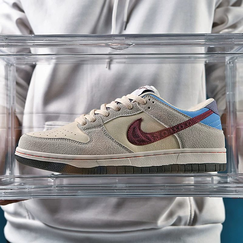Путян AJ мужские туфли соединение текст Dunk low -top SB кроссовки пара пара молодые досуг универсальные спортивные женские туфли