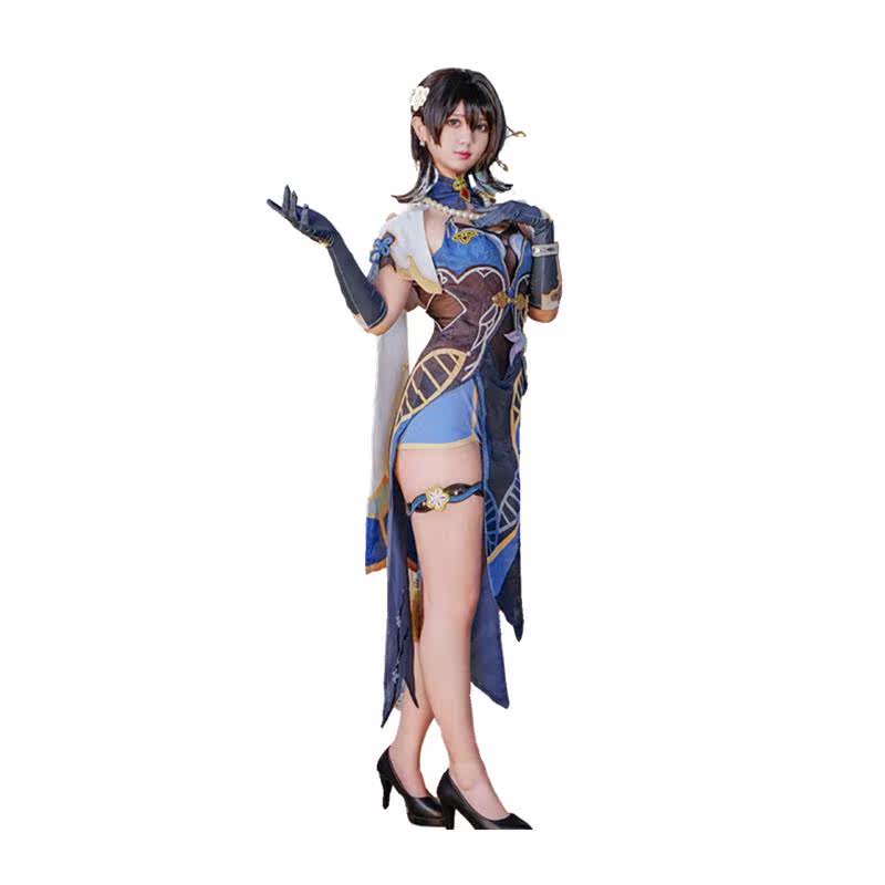阮梅cos服崩坏星穹铁道古风性感旗袍装测评_Cosplay女装_淘宝游戏网