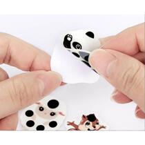 Cartoon forehead temperature sticker baby temperature measurement sticker smart sensor color-changing baby forehead temperature sticker childrens fever measurement sticker