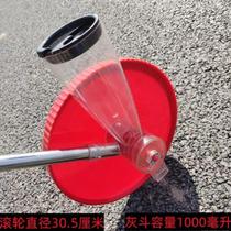 Lime laying-out tool construction site construction ash spreader farmland infrastructure road marking device new large-wheel marking vehicle