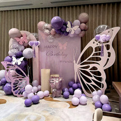 18-year-old adult gift birthday party scene decoration girl hotel atmosphere Classy background wall KT board
