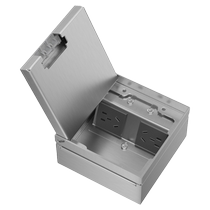 MSHML stainless steel silver ultra-thin ground plug invisible embedded hidden flat water purifier USB ground socket