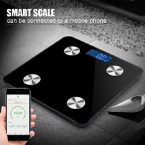 Hot Selling Precision Bathroom Black Scales Smart Electronic