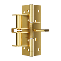Invisible door spring hinge 90 degree positioning automatic closing buffer door closer rebound invisible hinge wooden door