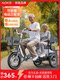Electric Tricycle, Small Foldable Women's Family Electric Vehicle, Elderly Mobility Aid, Power-Assisted Battery Bike