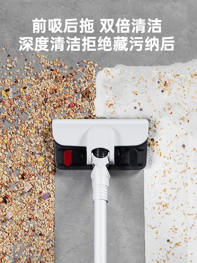 Mokusan Wireless Vacuum Cleaner for Home Use, Handheld, High Suction Power, Pet Cleaning, Sweeping, Mopping, Scrubbing, Upgraded Model, High Power