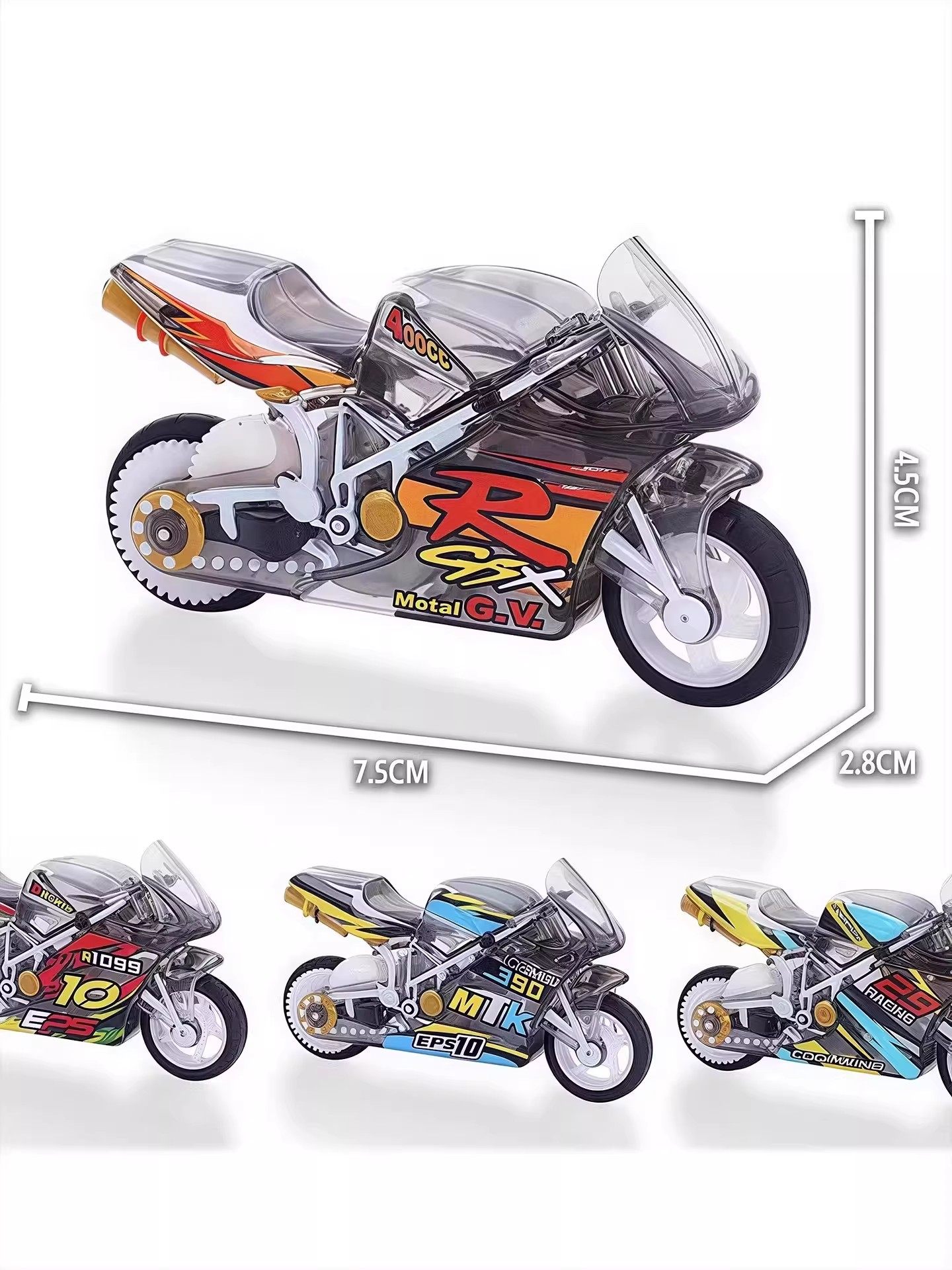 Sogou Motorcycle Special Effects Inertial Scooter Complete Set 2026 New Model Children's Toy Boy's Birthday Gift