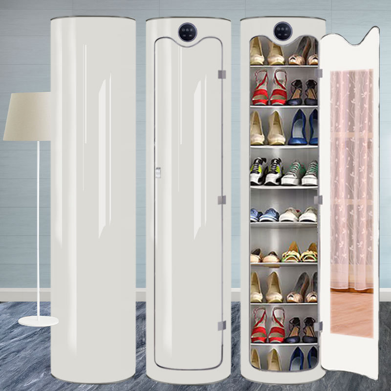 360-Degree Cylindrical Rotating Shoe Cabinet Storage Cabinet Integrated Wall-Mounted Home Entrance Disinfection and Sterilization Shoe Rack Storage Cabinet 360-Degree Cylindrical Rotating Shoe Cabinet Storage Cabinet Integrated Wall-Mounted Home Entrance Disinfection and Sterilization Shoe Rack Storage Cabinet
