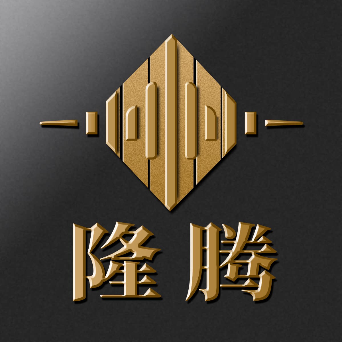 隆腾装饰新材料的LOGO