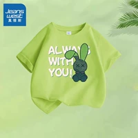 [Чистый хлопок, 1 упаковка] Мятно-зеленый J Trendy Rabbit