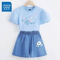 [Специальное предложение с двумя частями] Ice Blue/J Color Mermaid-Light Blue/J Color Flower K