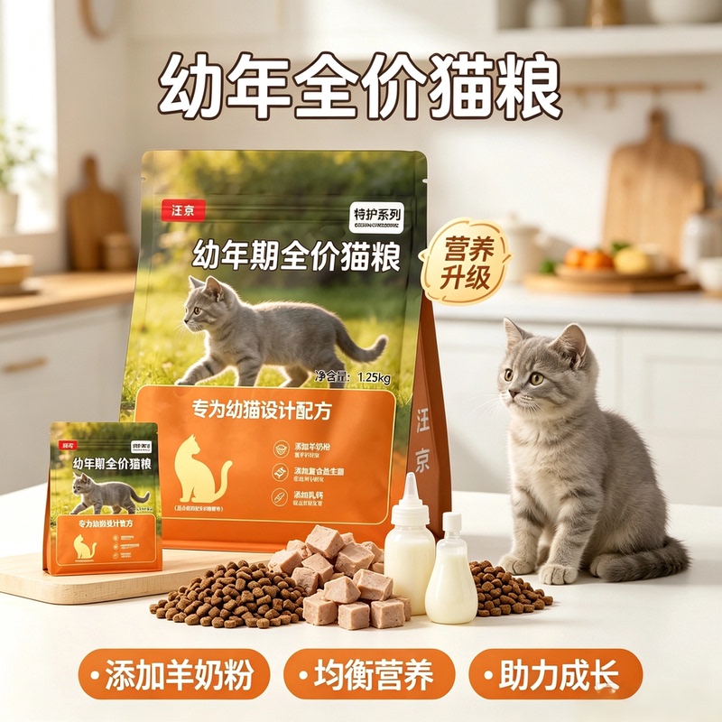 Freeze-Dried Cat Food 10kg for Kittens and Adult Cats, Suitable for Stray Cats, British Shorthair Kittens, Nutritious Fresh Meat 5kg / 2.5kg