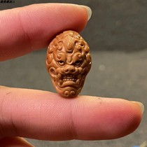 Olive stone animal face tee olive stone carved tee mens and womens cultural toy accessories