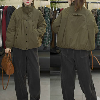 New cotton coats are versatile and slim and simple and fashionable New cotton coats are versatile and slim and simple and fashionable