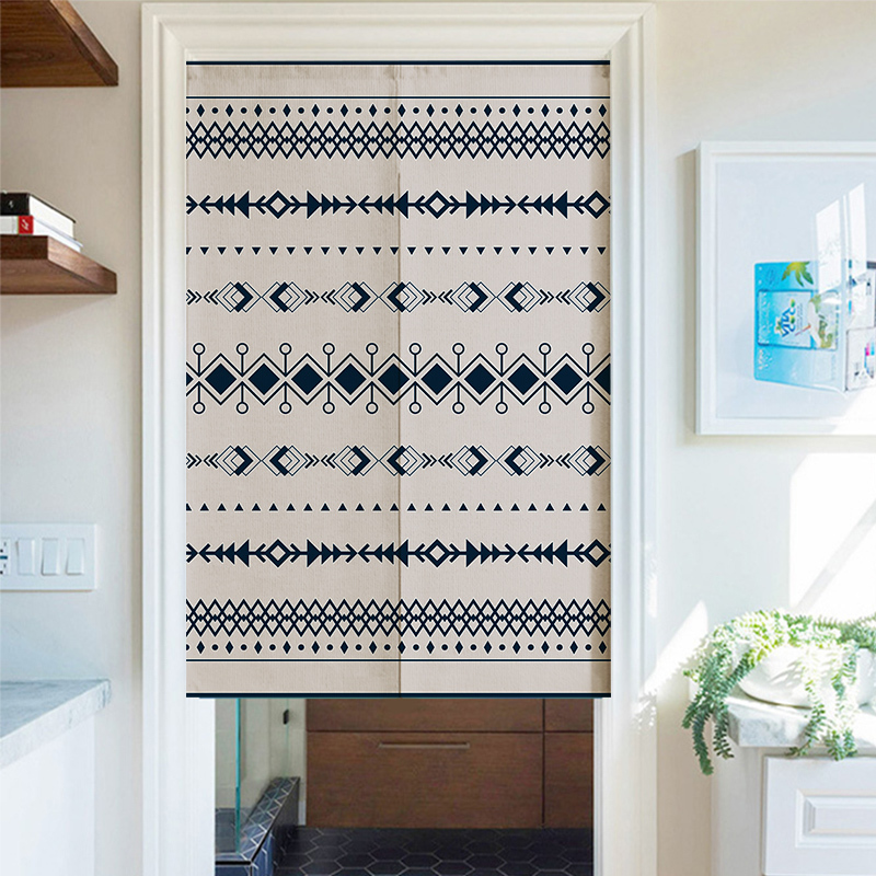 Bohemian Style Ethnic Style Guesthouse Decoration Half Curtain Bedroom Stylish Simple and Elegant Toilet Partition Hanging Curtain