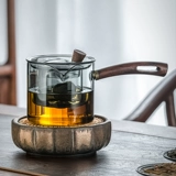 Стеклянный чайный сервиз для домашнего использования, комплект, чайная чашка, чай, заварочный чайник для офиса, простой и элегантный дизайн, легкий роскошный стиль, 947G