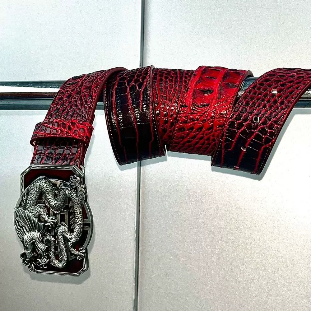 Годовая черная красная тарелка dragon субкультура пояс