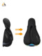 Altalist Bicycle Seat Cover, Silicone Shock-Absorbing Saddle, Comfortable, Breathable, Colorful, Reflective Cycling Accessories