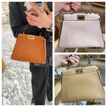 Suitable for FENDI Fendi Peekaboo ISeeU medium leather handbag tote bag versatile handbag for women