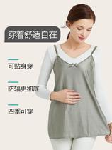l Radiation-proof womens clothing during pregnancy pregnancy sling belly pocket computer work radiation-proof maternity clothing invisible four seasons M