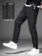 Xuezhongfei down Pants for Men 2026 Winter New Style Outdoor Business Casual Cotton Pants Thickened Warm Goose down Trousers
