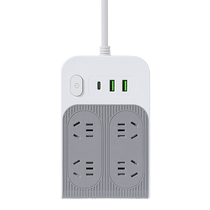 One-turn multi-purpose USB power socket desktop board converter plug strip power strip drag strip power strip 1322