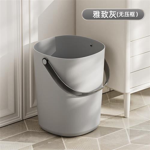 Day Style Bins Household Press Circle Style Kitchen room Bedroom Garbage Basket Large paper Cement Ash without press frame-Taobao