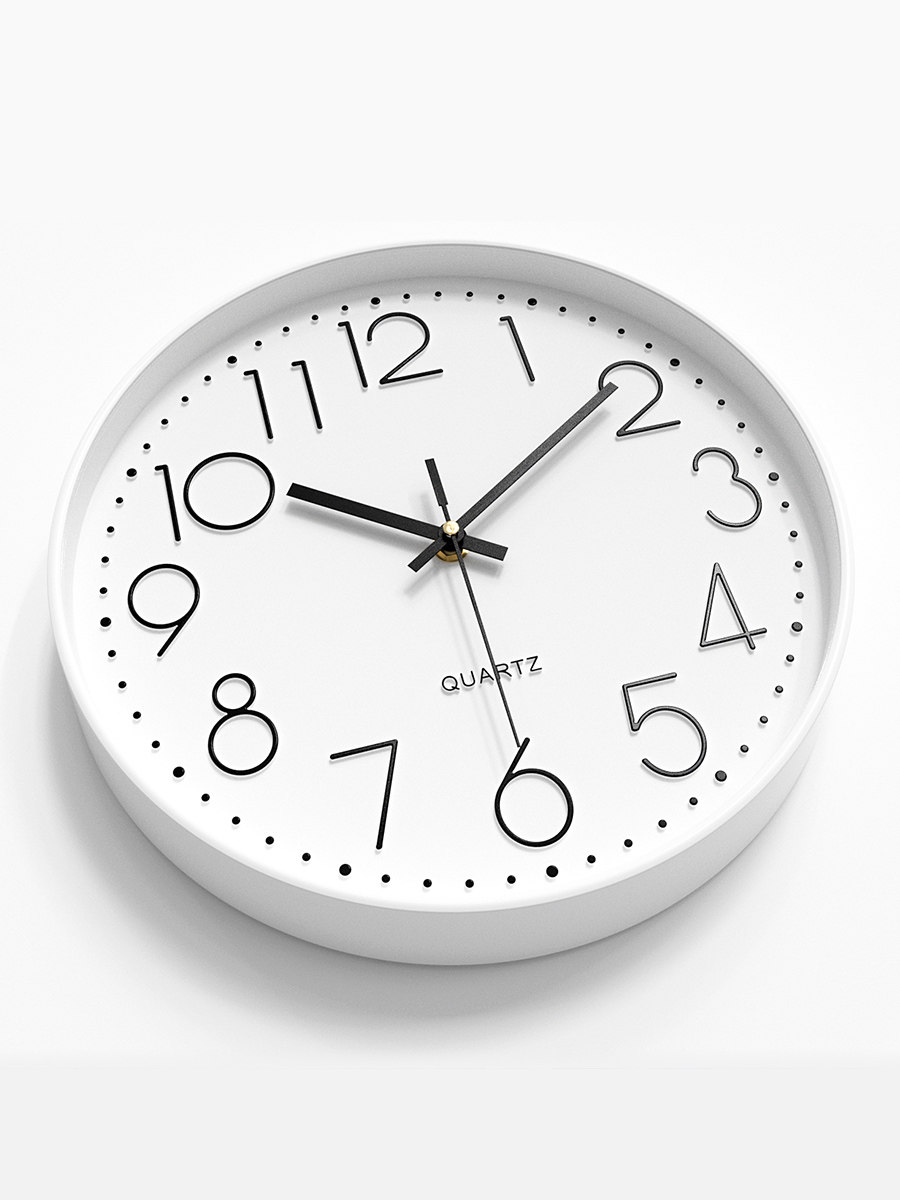 Art Clock, Living Room Wall Clock, Minimalist Style Clock, Wall-Mounted, Home Use, Fashionable, Simple, Bedroom, Silent Quartz Clock, Hanging Type
