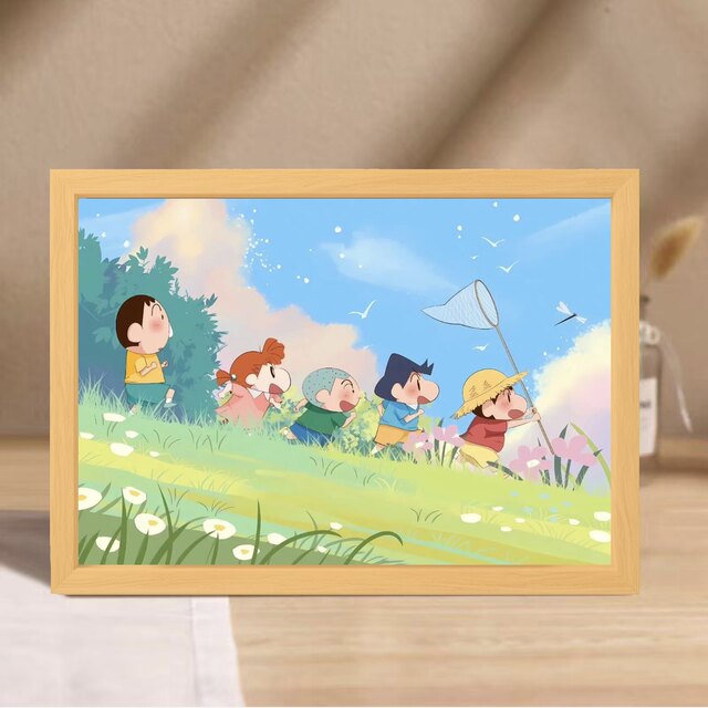 Crayon Shin-Chan Puzzle 1000 Pieces Children's Toy Educational Adult Stress-Relief Puzzle Anime Cartoon Birthday Gift Decoration