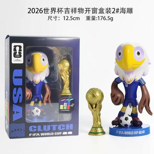 2026 United States, Canada, and Mexico Football World Cup Mascot Figurines, Football Souvenirs, Peripheral Toys, Animal Toys