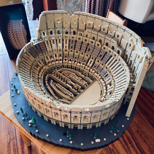 Building blocks super difficult 100,000 pieces compatible with micro-particle Colosseum building blocks adult high difficulty 10,000 pieces puzzle puzzle