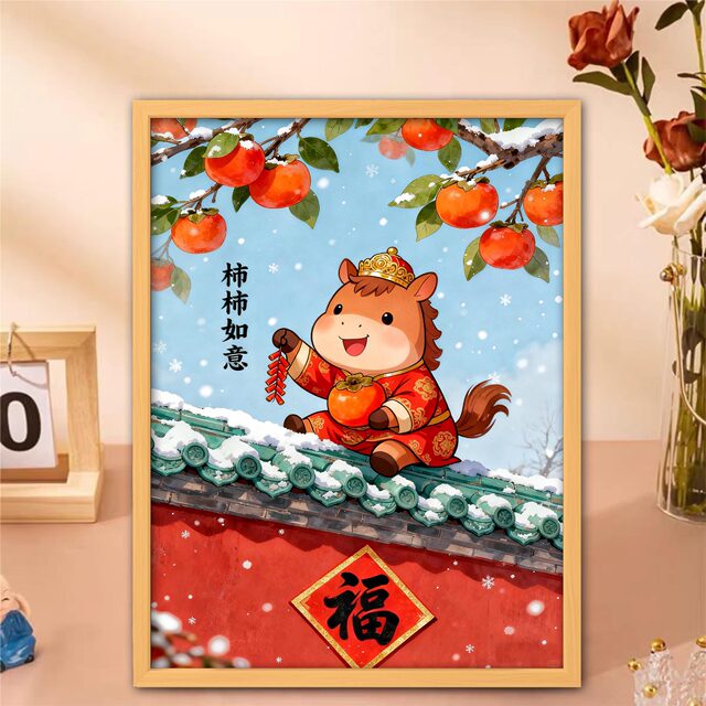 2026 Year of the Horse New Year Chinese Style Puzzle Gift 300 Pieces 500 Pieces 1000 Pieces