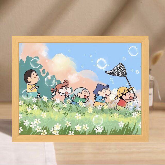 Crayon Shin-Chan Puzzle 1000 Pieces Children's Toy Educational Adult Stress-Relief Puzzle Anime Cartoon Birthday Gift Decoration