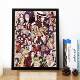 Demon Slayer: Kimetsu no Yaiba wooden puzzle 1000 pieces with frame Tanjiro Zenyimi Douzi nine-column animation for adults and children
