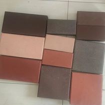 Clay fired brick vacuum brick square floor tile three-hole outdoor courtyard lawn clay brick sidewalk permeable red brick