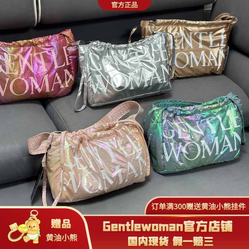 [Official Genuine Product] Thailand Gentlewoman Bangkok Niche Trendy Nylon Commuter Canvas Single-Shoulder Dumpling Bag