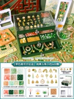 [Три -слоя изумрудной коробки] Liuli Jade Beads 14 Color 600