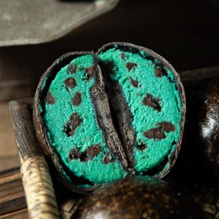 Apricot lemon fruit new western pastry mint dark chocolate delicious