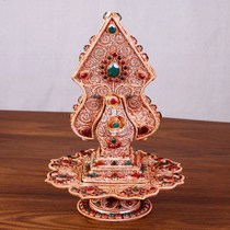 Doma Torma Nepalese pure copper hand-made filigree Doma ornaments eight for home indoor Buddha offerings