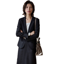 THEORY NICE series black professional suit for women spring wool suit pants and skirt two-piece set