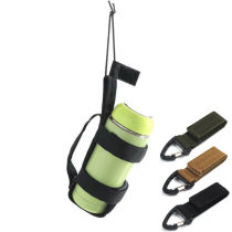 Outdoor Adjustable Tactical Water Bottle Cover Simple Water Bottle Accessory Waist Pack Round Flat Oval Insulation Cover Water Cup Set