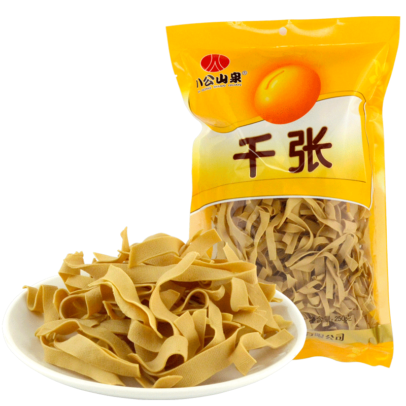 Soybean thousands of eight kuku mountain spring Anhui Bayku Mountain Traditional Process of Ultra-thin Tofu Peel Farmer