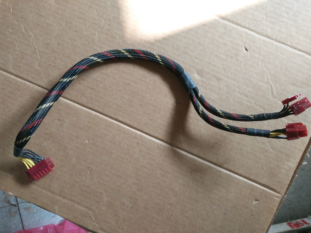 Anaimei graphics card cable Anaimei power module cable 12P to dual 6 2P 12P to dual graphics card 6 2P - Taobao