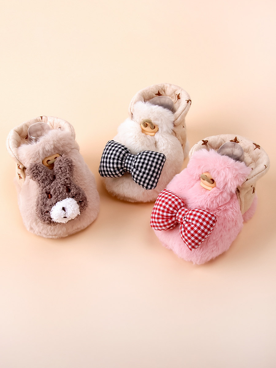 Baby plush socks floor socks plus male and female baby thicker children 6 December short stockings